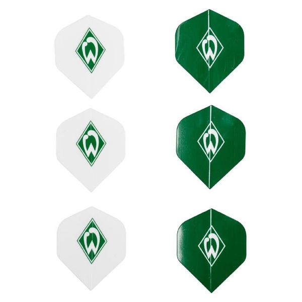 SV Werder Bremen Dartpfeil-Flights - 6er Set - Dartflights - Plus Lesezeichen I love Bremen