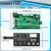 For Pentair Master Temp 400 42002-0007S Control Board Kit w/ 472610Z Switch Pad