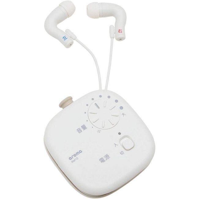 KING JIM AM10 Sound Collector, Earphones, White