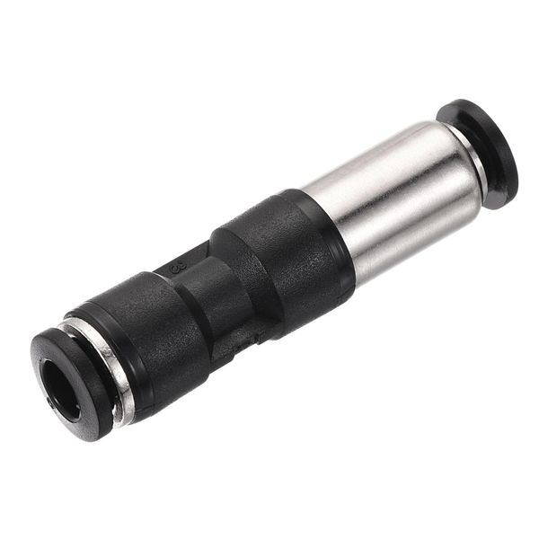 uxcell Check Valve Nickel Plated Copper Black Non-Return One-Way Coupling Air Gas Hose Fitting Tool 6mm Inner Diameter