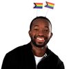 Jesters Party Progress Rainbow Pride Tiara Headband Flag Boppers LBGTQ+