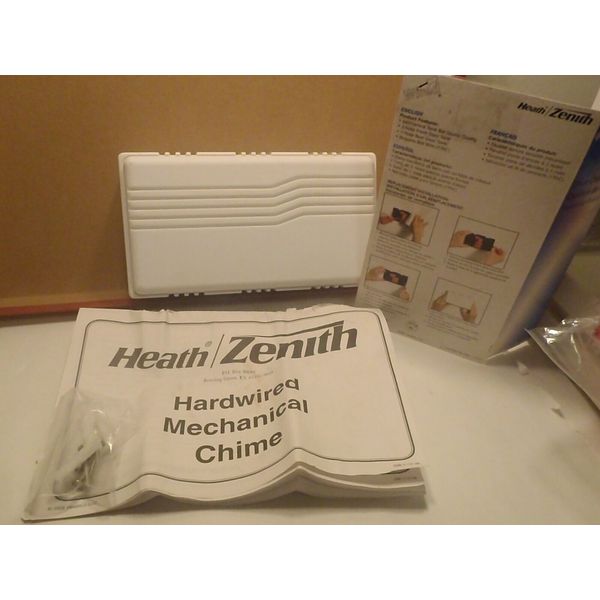 Heath/Zenith  Wired 2 Note Door Chime with White Cover Model 96/M-B