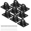 8 Pcs Rectangular Pad Eye Eye 46.5X38MM Ceiling Hooks Corrosion Resistant High Strength Fixing Hardware Mounting Hardware Hook Sun Shade