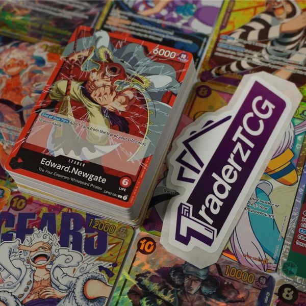 50 English One Piece Cards with Guaranteed SR, 1 in 20 Packs Contain a Secret Rare!