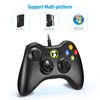 Black Wired USB Game Controller Gamepad for Microsoft XBOX 360 & PC WIN 7 8 10