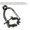 Square Hole Drill Bit Adapter for Bench Drill or Hand Drill Drill Attachment Professional Accessories Easily Install Sturdy