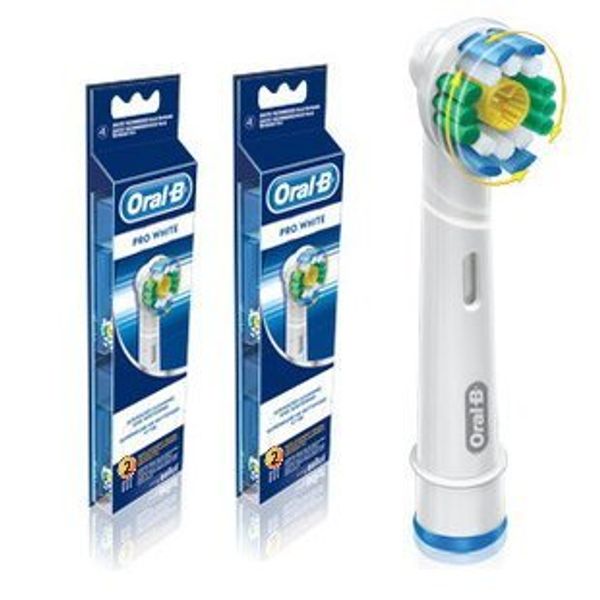 Brown Oral B Electric Toothbrush Replacement Brush Stain Removal Brush 4pcs EB18-4