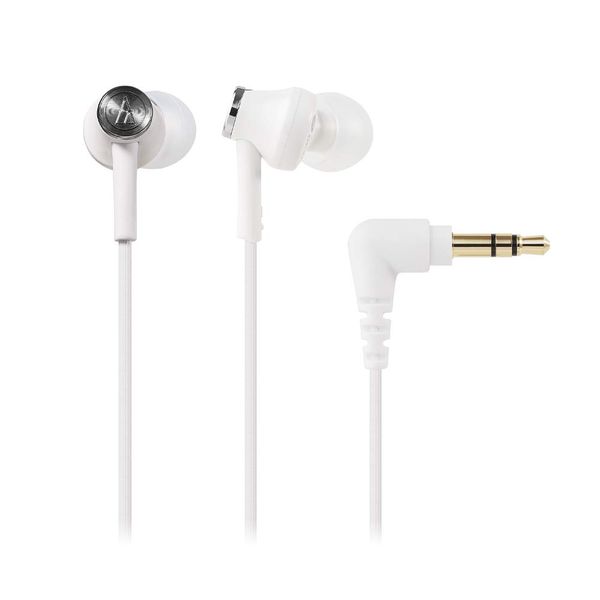 Audio-Technica ATH-CK350M WH In-Ear Headphones, White