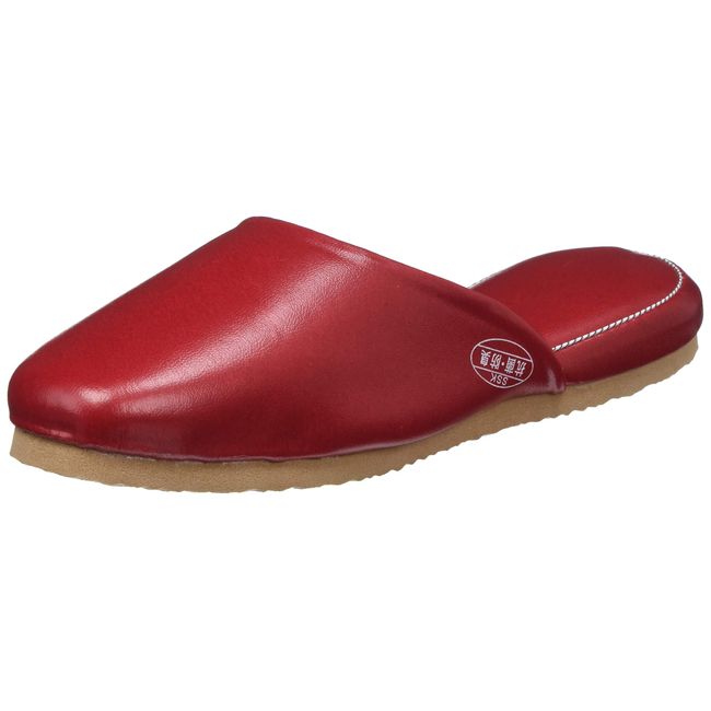 Endo Shoji SSK-5203 Commercial Antibacterial Slippers, L, Wine, Anrin PVC, Bottom EVA Sponge, Made in Japan