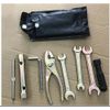 Motorcycle Tool Kit Pliers Wrench Spark Plug Socket Spanner Screwdriver Remover