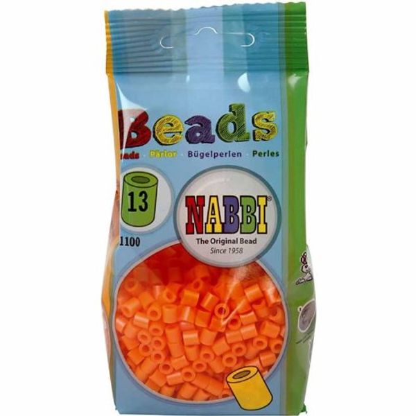 Nabbi Perle, Orange, transparent