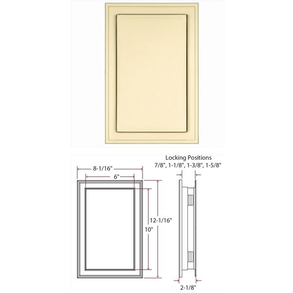 Carriage Light J-Block 088 Yellow 8x12x¾-1¼” Vinyl Siding Jumbo Mount Master