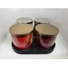 Stackable 3 Wick Candle Holder - For Bath & Body Works - White Barn - Scented Wa
