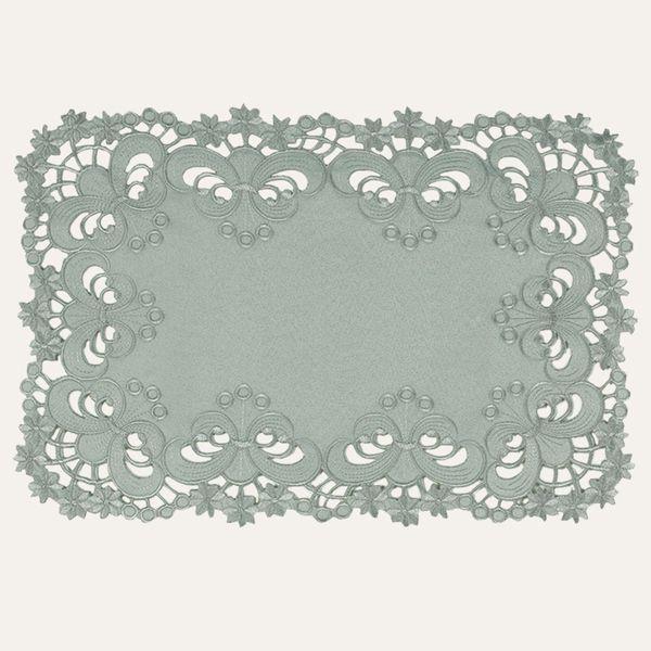 Gray Table Placemats - Creola Collection - Table Cover