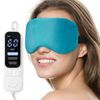 Heated Eye Mask, Warm Eye Compress Mask for Dry Eyes, USB Electric Eye Heating Pad with Temperature & Timer Control, Dry Eye Therapy Mask for Dry Eyes Blepharitis Sinus Migraine Stye MGD Puffiness