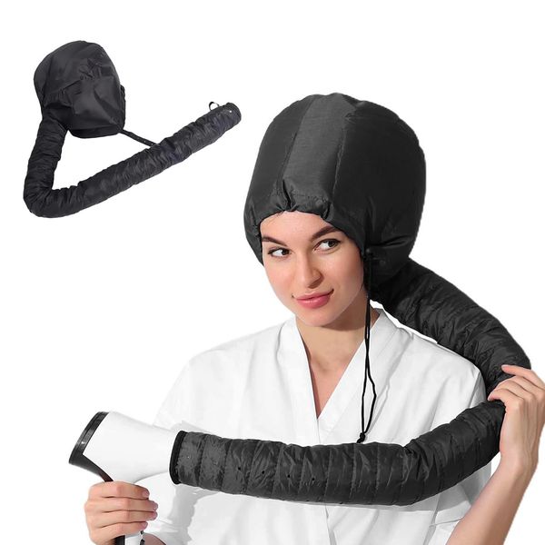 Bonnet Hood Hair Dryer Adjustable Drying Cap Hair Steamer Stretchable Hooded Bonnet for Hand Held Hair Dryer Cap Perfect for Drying Styling Curling Deep Conditioning