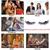 Dorisue False Eyelashes (10 pairs Set) Reusable Makeup Natural Lower Bottom False Eyelashes