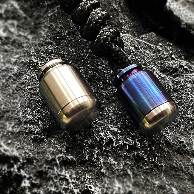 Pendant Knife Accessories, Titanium Paracord Beads