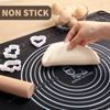 SUPER KITCHEN Slicone Mat with Raised Edge 71 x 51 cm Black