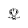 Croydex Westminster Wall Mounted Robe Hook with Zinc Alloy Construction, Chrome, Silver