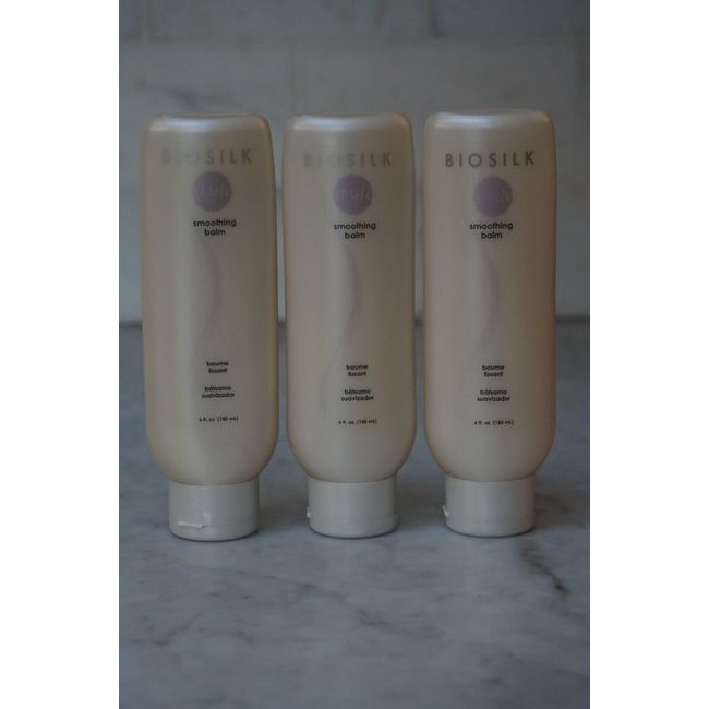 3 PACK. 6 oz. Farouk Biosilk Style Smoothing Balm. 150ml. NEW. FREE SHIPPING.