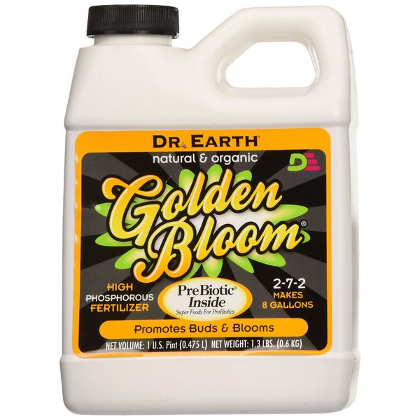 Dr. Earth Golden Bloom Fertilizer, 16-Ounce