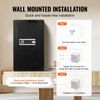 Single Door 4.0 cu.ft Safe Box with Key Lock Password & Fingerprint Black