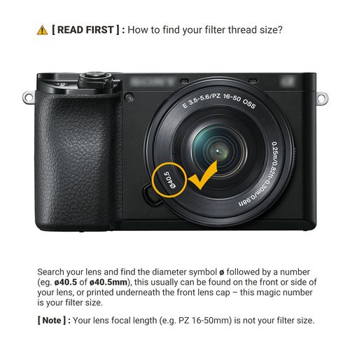 JJC 40.5mm Variable Star Filter Cross Screen Starburst Filter Kit for Sony ZV-E10 II ZVE10 ZV-1F ZV1F A6000 A6100 A6300 A6400 A6500 A6700 ZV-E1 ZVE1 A7C II with 16-50mm Kit Lens or FE 28-60mm Kit Lens
