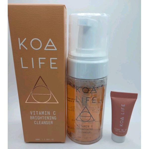 KOA LIFE Vit C Brightening Cleanser 3.38 oz + Free Gift 🎁KOA LIFE Eye Treatment