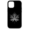 iPhone 12/12 Pro One Line Art Drawing Papaya Leaf Case