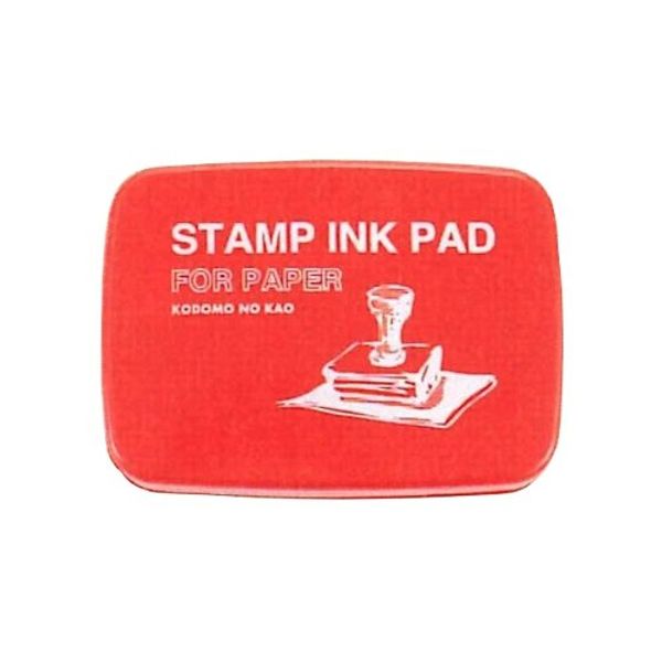 Kodomonokao 4120-03 Stamp Ink Pad Fourpaper Red