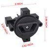 Crow Foot 2 Prong Charger Plug Suitable for Yamaha 36 Volt Golf Carts Powerwise Connector DC Plug, E-Way Receptacle Suitable for Golf Cart Parts