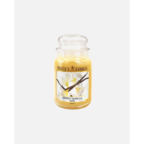 Sweet Vanilla scented candle in large jar