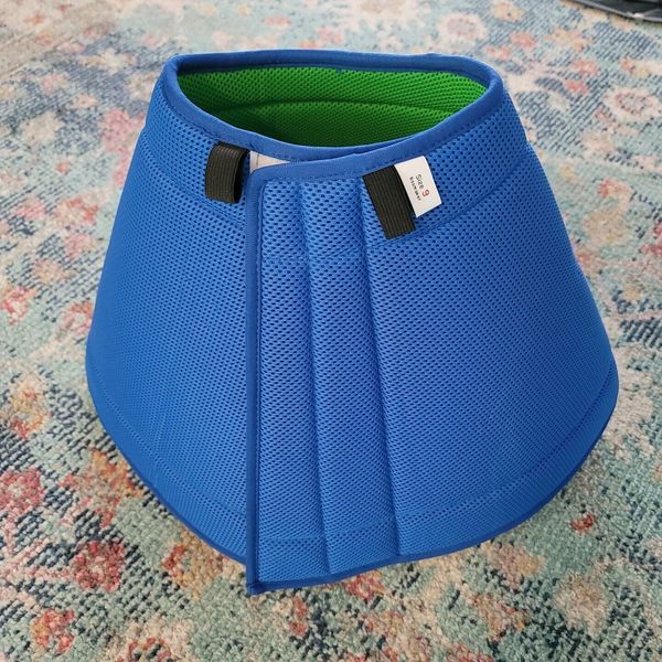 New Boomaker Size 9 L/XL Soft Dog Cone Blue/Green