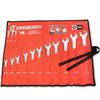 Crescent 14 Piece 12 Point SAE Combination Wrench Set with Tool Roll - CCWS4