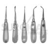 5 Pcs Bayonet Elevators Set Dental Extraction Instruments Stainless German Grade