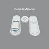 HASAYAKI Curtain Cord Weights, 2-Pack Plastic Pull String Pendants for Vertical Blind and Drapes - White