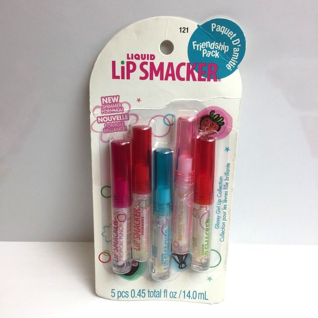 BONNE BELL LIQUID LIP SMACKER GLOSSY GIRL LIP  COLLECTION  FRIENDSHIP PACK