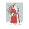 Wrendale Designs - 'Father Christmas' Advent Calendar Card