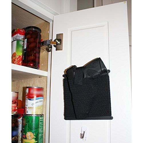 AlphaHolster Under The Desk, Counter, Dash or Anywhere Tactical Gun Holster Any Gun Anywhere