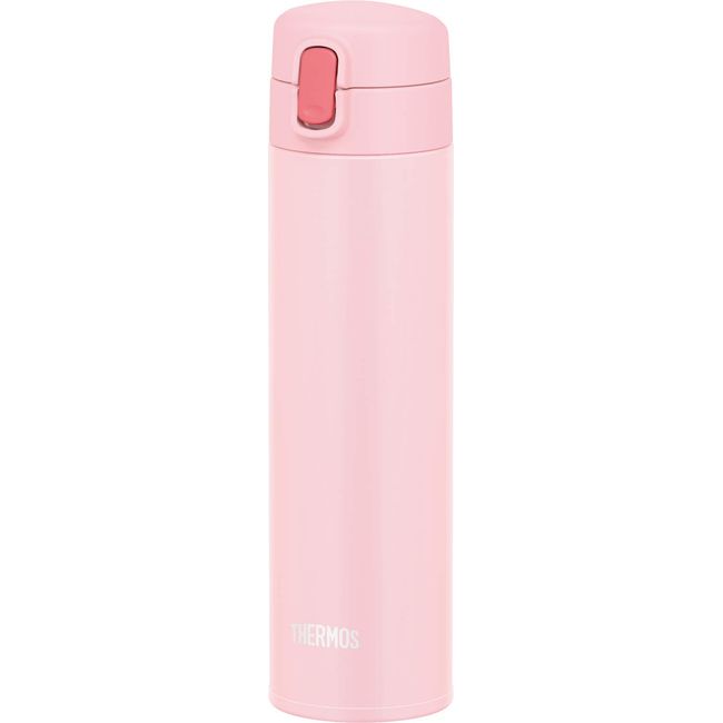 Thermos FJM-450 LP Vacuum Insulated Straw Bottle, 15.9 fl oz (450 ml), Light Pink, Cold Retention