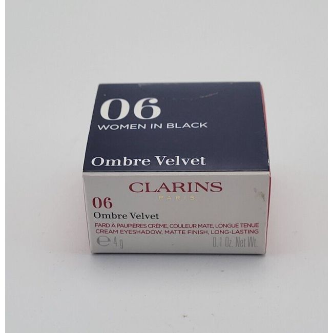 CLARINS OMBRE VELVET & SATIN CREAM EYESHADOW 06 Women In Black