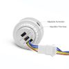 Quentacy Mini Motion Sensor Light Switch 110-220V PIR Sensor Smart Detection Time Delay Adjustable Infrared Induction Detector for Strip LED Ceiling Lamp