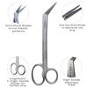Toenail Scissors Extra Long, 19 cm, Stainless Steel with Micro Teeth (Silver..)