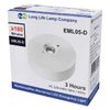 Long Life Lamp Company LED Round Emergency Light Ceiling Flush Mounted Maintained/Non Maintained EML05D