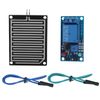 Rain Water Sensor Module, Raindrops Sensor, Raindrops Sensor, 12V Rain Water Raindrops Detection Sensor Module Relay Control Module with Relay module and 20cm cable