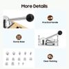 Knwigoe Ring Bender Tool Ring Bending Machine Spoon Bender Maker for Jewelry Spoon Earring Ring Making Kit