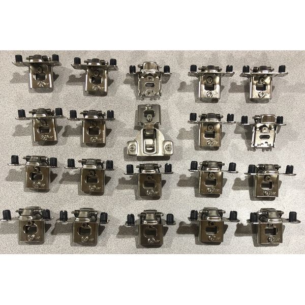 20 Pack 1/2" OVERLAY SELF CLOSE Face Frame Compact Kitchen Door Cabinet Hinge 
