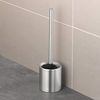 AMARE WC-Bürste, Silber, Edelstahlvase-Zylinder