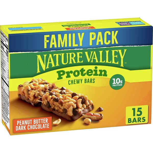 Nature Valley Protein Granola Bars Peanut Butter Dark Chocolate 15 ct